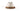 Biltmore Heart Hard Crown Bangora Straw Fedora in #color_