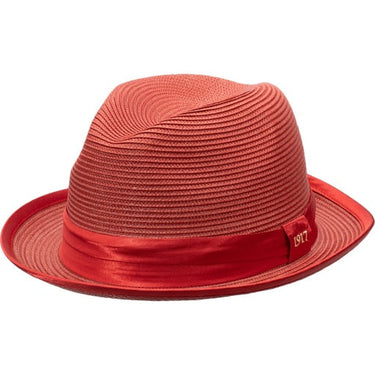 Biltmore Heights Fedora in Red #color_ Red
