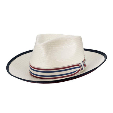 Biltmore Metro Teardrop Toyo Straw Fedora in Ivory