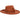 Biltmore Rebel Heart Wool Felt Wide Brim Fedora in Rust OSFM #color_ Rust OSFM