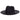 Biltmore Smokehouse Wool Felt Wide Brim Western Hat in Black OSFM #color_ Black OSFM