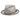 Biltmore Solstice Teardrop Toyo Straw Fedora in Grey #color_ Grey