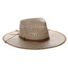 Biltmore Two Ghosts Pinch Front Handwoven Straw Rancher in Tan OSFM #color_ Tan OSFM