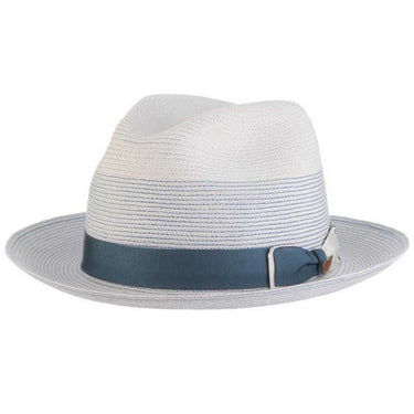 Biltmore Unbridled Official Kentucky Derby Straw Fedora in Blue #color_ Blue