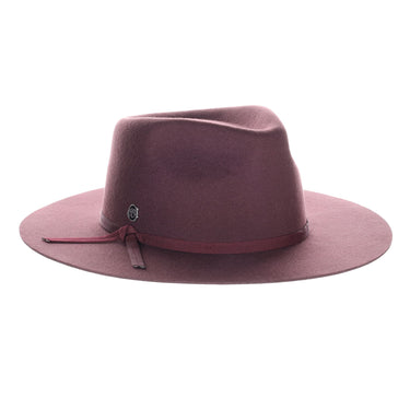 Biltmore Whiskey Glasses Wool Felt Fedora in Wine OSFM