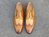 Carrucci Shoes Blucher Wingtip Oxford Dress Shoe