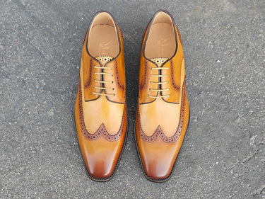 Carrucci Shoes Blucher Wingtip Oxford Dress Shoe