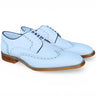 Carrucci Shoes Blucher Wingtip Oxford Dress Shoe in White