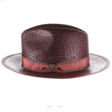 Borsalino Country in T. Medio Genuine Panama Straw Fedora Hat Made in Italy
