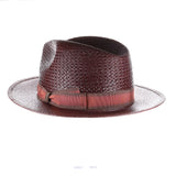Borsalino Country in T. Medio Genuine Panama Straw Fedora Hat Made in Italy