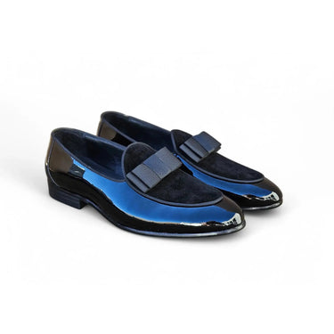 Carrucci Shoes Bow Tie Patent Leather Oxford in Black
