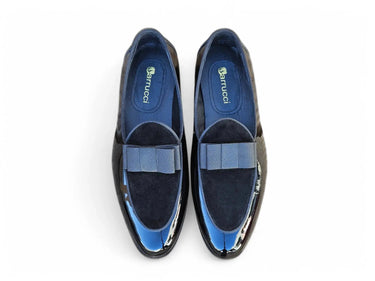 Carrucci Shoes Bow Tie Patent Leather Oxford