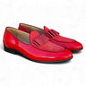 Carrucci Shoes Bow Tie Patent Leather Oxford in Red