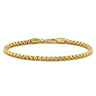 Box Chain Bracelet, 3MM - 14K Gold