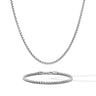 Box Chain Set - Sterling Silver in #color_