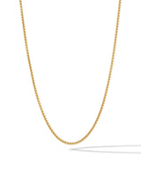 Box Chain Necklace, 2MM - 14K Gold