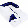 Kids - Boy's long sleeve shirt with contrast details inside the collar, cuff and the placket.