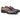 Carrucci Shoes Braided Bit Loafer Brown Leather in Chestnut
