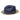 Bruno Capelo Antonio 2-Tone Straw Fedora Hat Snap Brim in Cognac Brown / Navy Blue #color_ Cognac Brown / Navy Blue