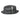 Bruno Capelo Blues Brothers Wool Pinch Front Fedora in Heather Grey