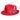 Bruno Capelo Blues Wool Pinch Front Fedora in Red
