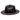 Bruno Capelo Cali Wide Brim Pinch Front Straw Fedora in Black