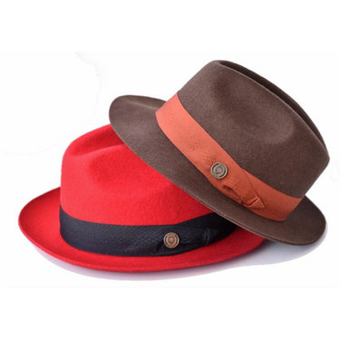 Bruno Capelo Chuck Pinch Front Wool Fedora in #color_