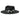 Bruno Capelo Cleveland Wide Brim Wool Fedora in Black / White #color_ Black / White