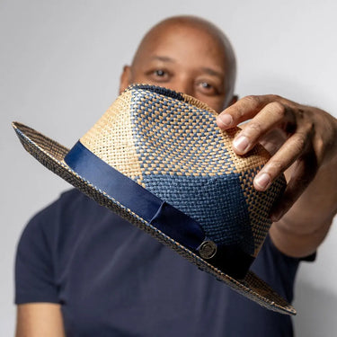 Bruno Capelo Cuban Hand-Dyed Straw Fedora in