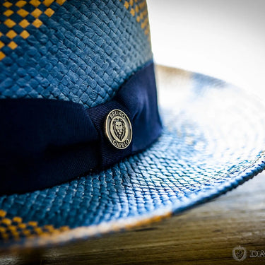 Bruno Capelo Cuban Hand-Dyed Straw Fedora in #color_