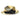Bruno Capelo Cubano Hand-Dyed Straw Fedora in Black Gold #color_ Black Gold