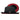Bruno Capelo Empire Straw Red Bottom Fedora in Black / Red