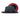 Bruno Capelo Empire Straw Red Bottom Fedora in Navy / Red