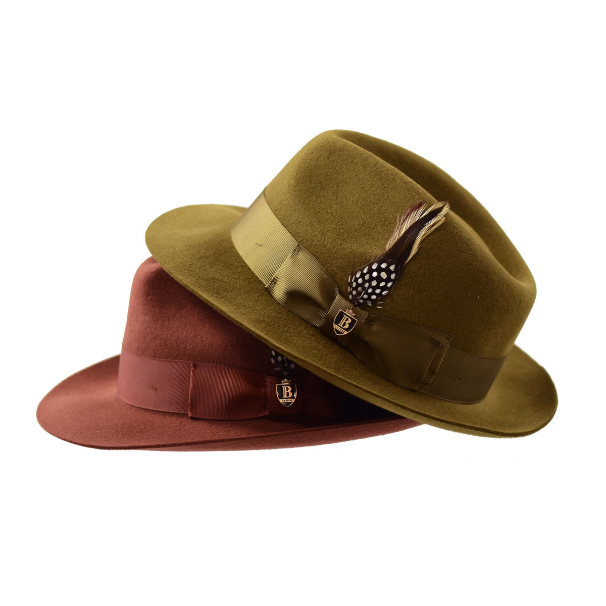 Bruno Capelo Fabio Wool Felt Teardrop Fedora Hat | DAPPERFAM