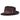 Bruno Capelo Fabio Wool Felt Teardrop Fedora in Dark Brown