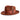 Bruno Capelo Fabio Wool Felt Teardrop Fedora in Brandy