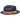 Bruno Capelo Francesco Timeless Straw Fedora in Navy / Camel
