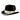 Bruno Capelo Godfather Wool Homburg in Black / White