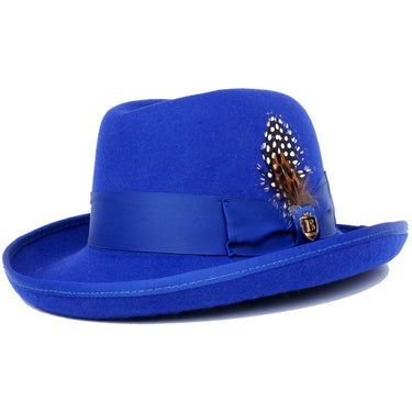Bruno Capelo Godfather Wool Homburg in Royal