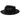 Bruno Capelo Ivy League Wool Teardrop Crown Fedora in Black