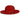 Bruno Capelo Jacobi Open Crown Wool Wide Brim in Red #color_ Red