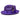 Bruno Capelo Julian Pinch Front Straw Fedora in Purple #color_ Purple