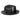 Bruno Capelo Julian Pinch Front Straw Fedora in Black