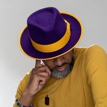 Bruno Capelo Lorenzo Pinch Front Wool Fedora