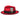 Bruno Capelo Lorenzo Pinch Front Wool Fedora in Red / Black