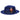 Bruno Capelo Milan Raw Edge Fedora in Navy Blue