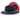 Bruno Capelo Monarch Red Bottom Wide Brim Wool Fedora in Denim / Red