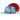 Bruno Capelo Monarch Red Bottom Wide Brim Wool Fedora in Denim Swirl / Red