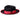 Bruno Capelo Night Hawk Wool Teardrop Crown Fedora in Black / Red #color_ Black / Red