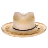 Bruno Capelo Orleans Distressed Wide Brim Wool Fedora